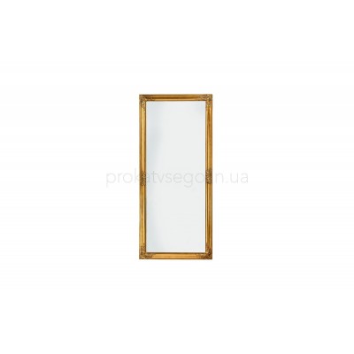 Напольное зеркало в золотой оправе
