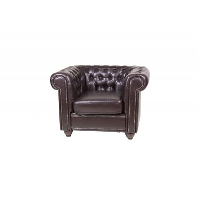 Кресло Честер коричневое