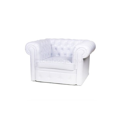 Кресло честер белое