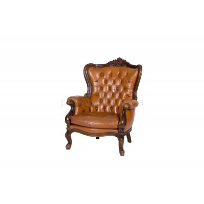 Кресло барокко коричневое