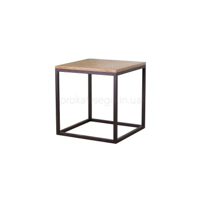 Столик Loft куб черный