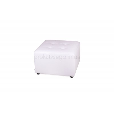 Пуф белый 60*60