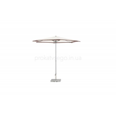 Зонт бежевый с окантовкой 