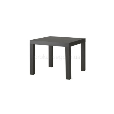 Столик Икея квадратный черный